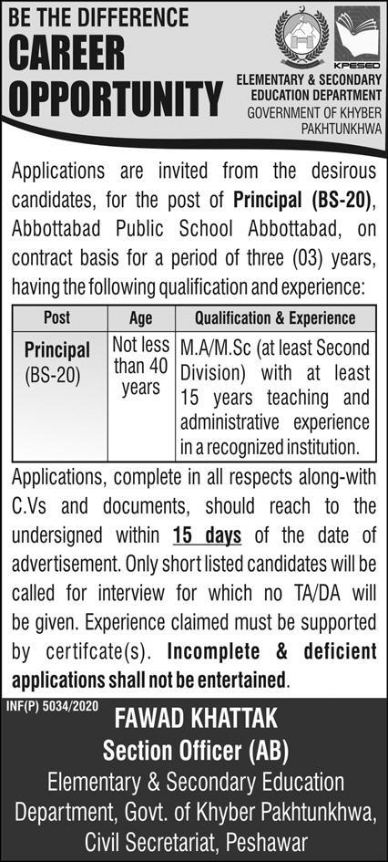 job opportunities in department of education